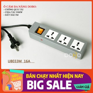 Ổ cắm dài 3 ổ cắm dobo electric korea - trắng
