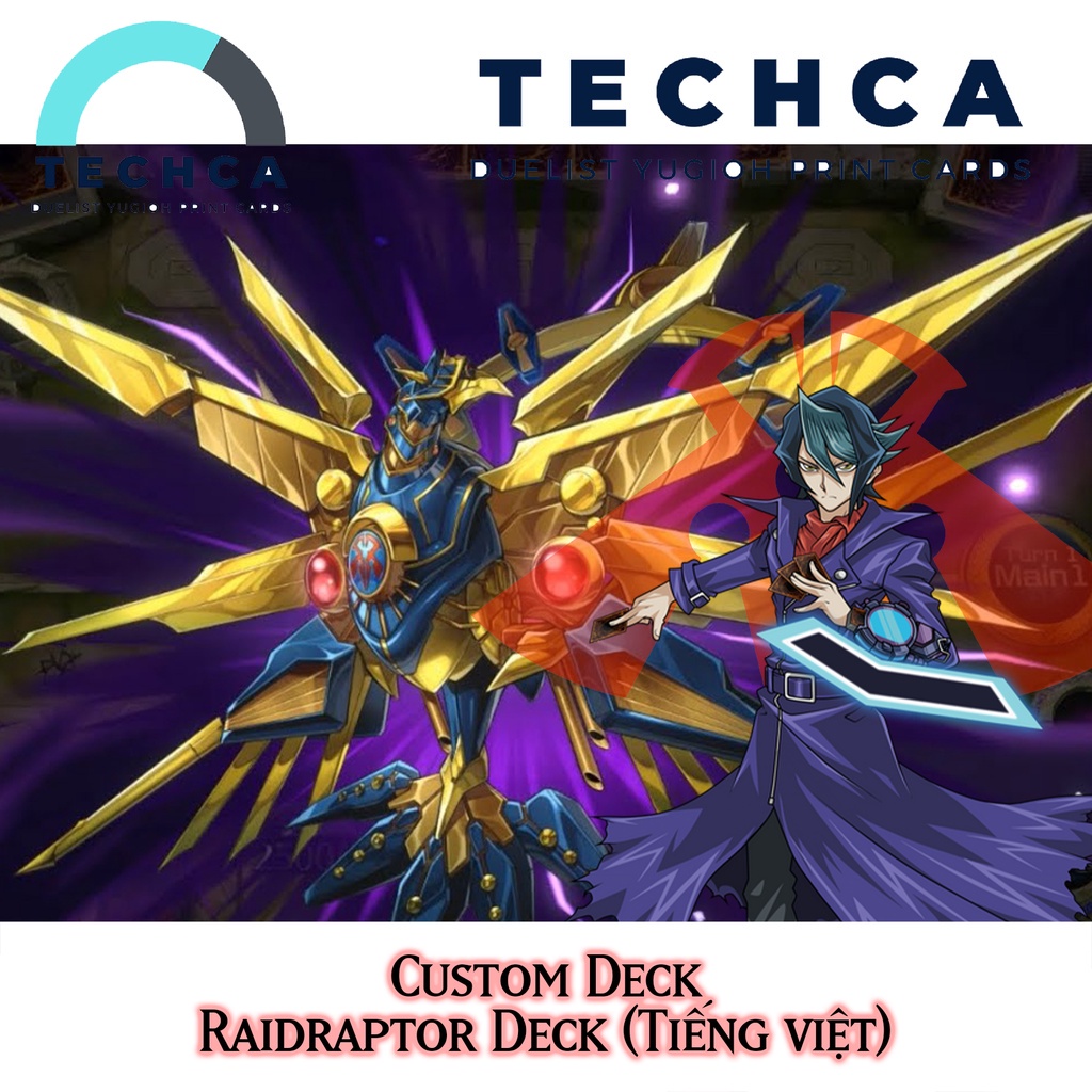 Bài In Tiếng Việt - Bộ bài Yugioh - Custom Deck - Raidraptor Deck