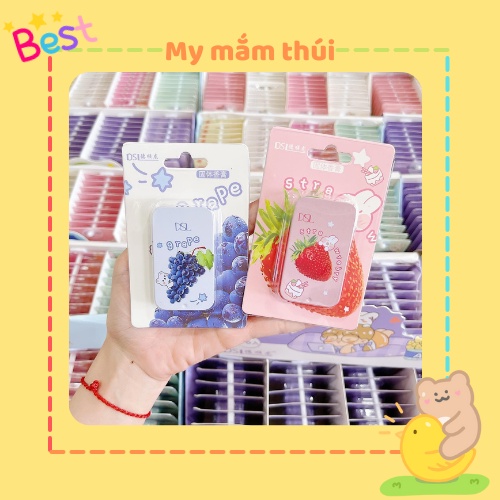 Nước hoa khô dạng sáp mùi chanh/dâu/nho/đào