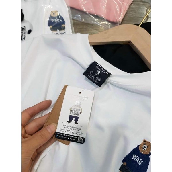 Áo phông gấu cotton