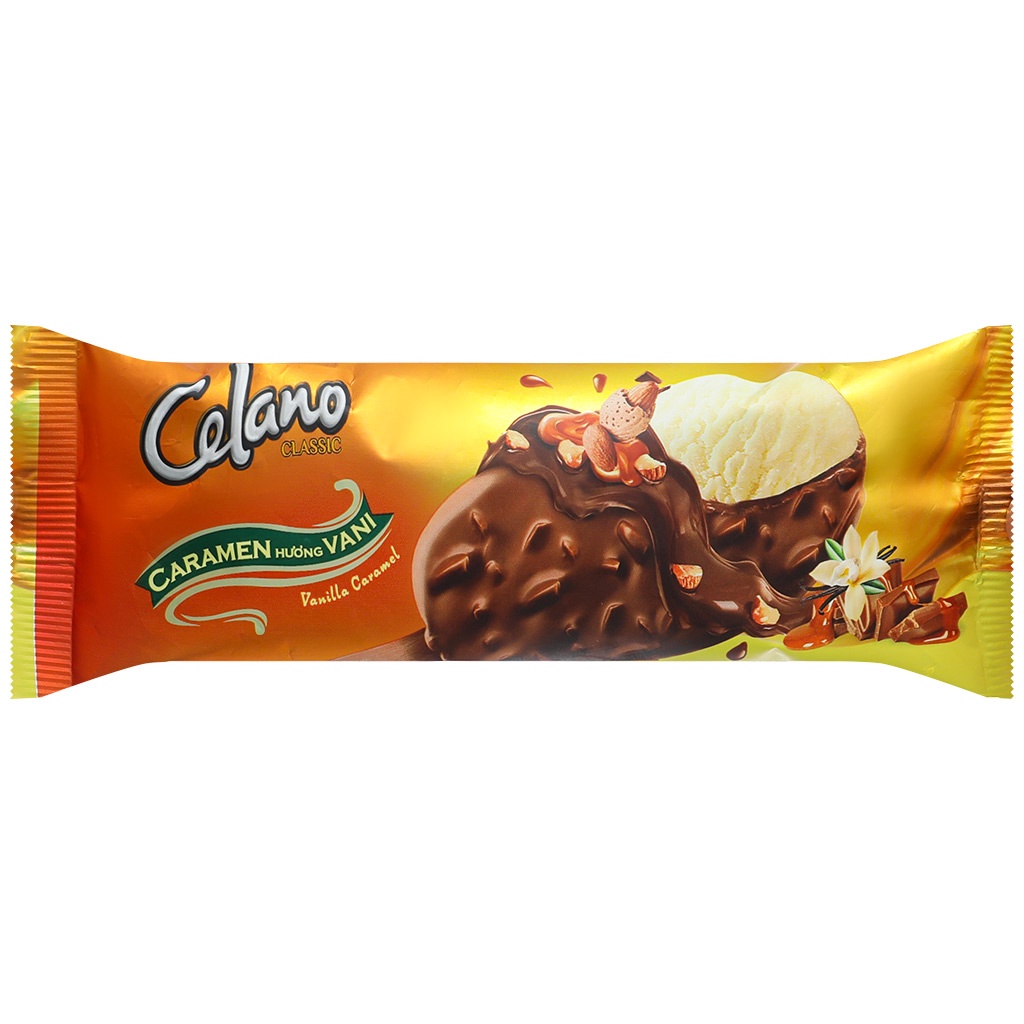 SET 10 QUE - Kem vani caramel Celano Passion classic cây 53g