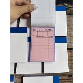 CUỐN ORDER 2 liên - 50c - IN RÕ - LÂU PHAI