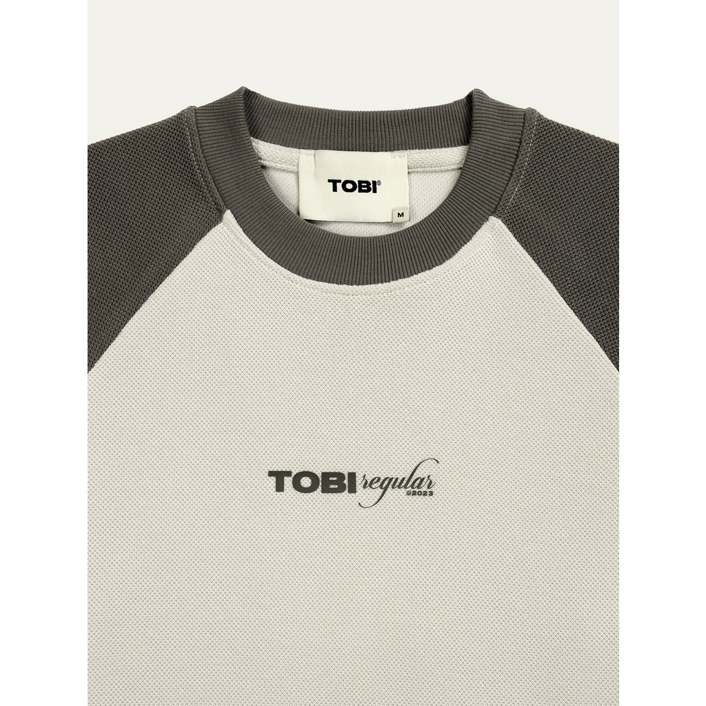 Áo thun Waffle Raglan TOBI | BigBuy360 - bigbuy360.vn