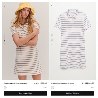 Váy polo nữ mango | hàng chuẩn auth vợt sale | mango 17071088