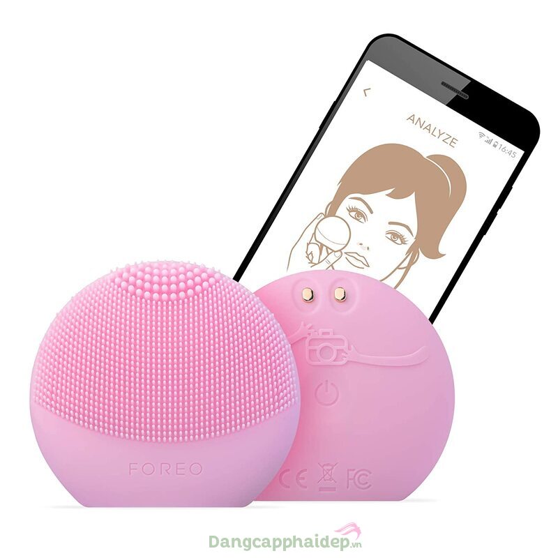 Máy massage rửa mặt cầm tay mini FOREVER đa năng công nghệ siêu âm sạch bụi bẩn bã nhờn kiểu dáng sang trọng Angola