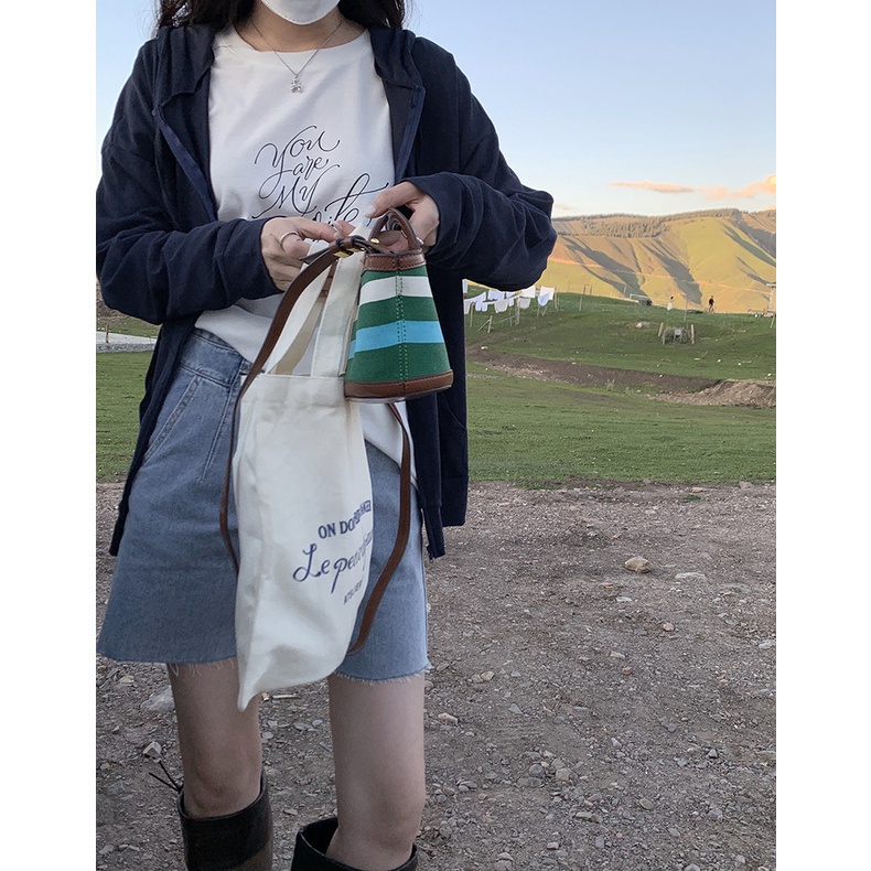 Áo thun nữ Dài tay Form rộng cổ tròn Basic Hàn Quốc Áo phông nữ Tay dài In chữ Cotton Cao cấp Thời trang