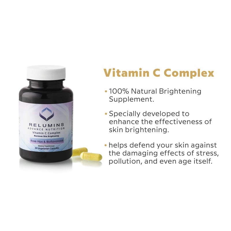 Viên uống trắng da Relumins Vitamin C Complex 60 viên của Mỹ