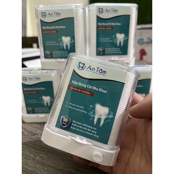 Hộp Đựng Chỉ Nha Khoa Để Bàn An Tâm