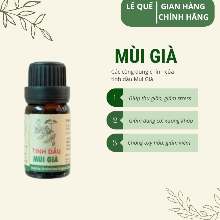 Tinh dầu mùi già Lê Quế 10ml