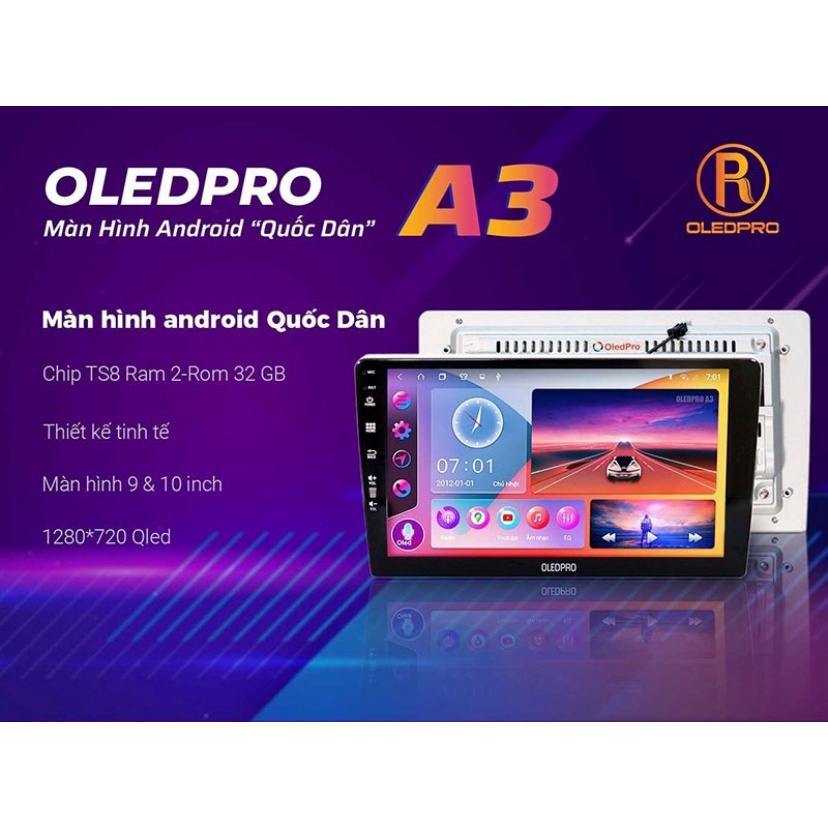Màn Hình DVD Android Ô Tô OLEDPRO A3 Chính Hãng