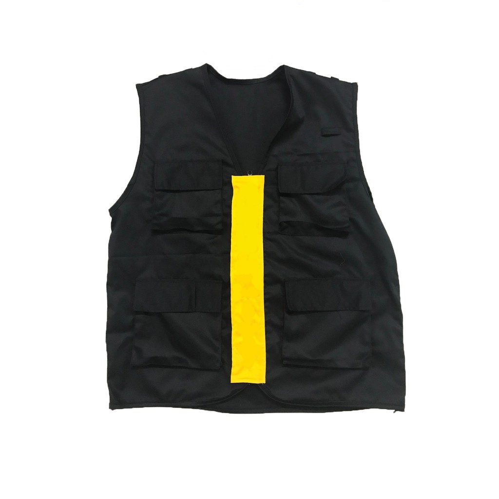 ÁO GHILE CƠ ĐỘNG màu đen BỀN ĐẸP dành cho BẢO VỆ