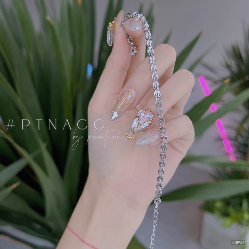 Bộ trang sức titan, set dây chuyền, lắc tay đuôi phụng .PTNACC.