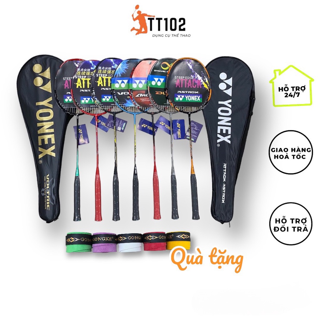 Vợt cầu lông Yonex, vợt cầu lông đơn khung crom siêu bền, siêu nhẹ 85gr