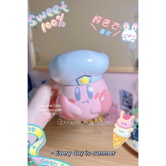 LY SỨ KIRBY SIÊU XINH LÀM QUÀ TẶNG DỄ THƯƠNG