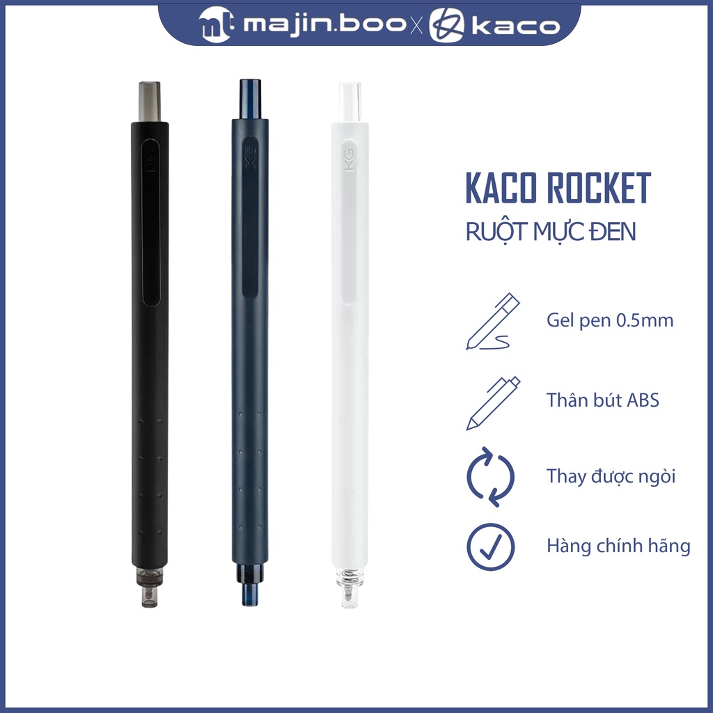 Bút bi gel KACO ROCKET 4 lựa chọn màu sắc