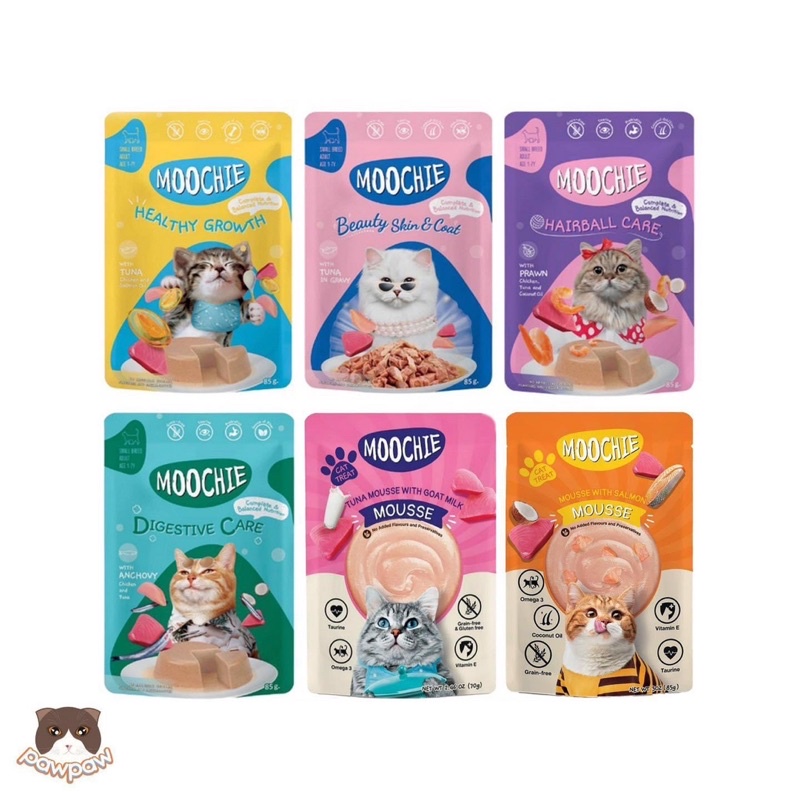 Pate MOOCHIE dành cho mèo gói 70gr