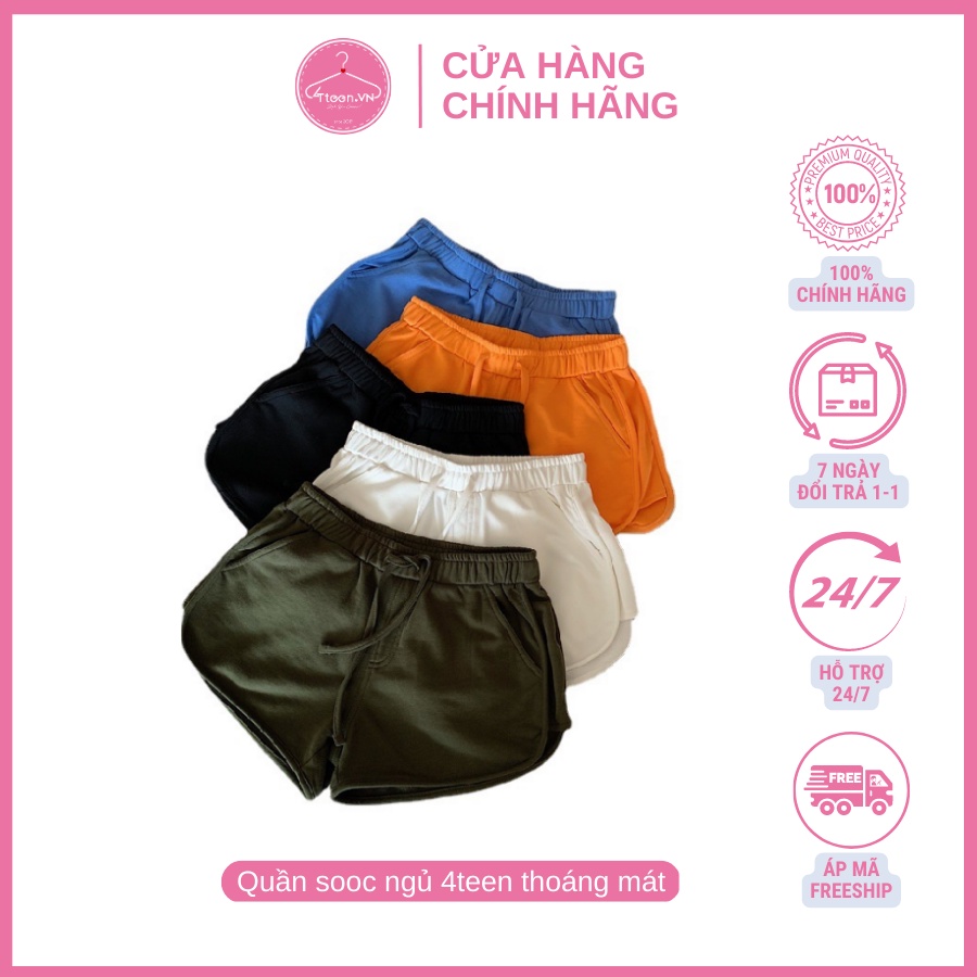 QUẦN SOOC 4TEEN NGỦ,CHƠI THỂ THAO cực mát, cực thoải mái