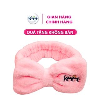 Quà tặng không bán- Màu ngẫu nhiên Băng đô rửa mặt in logo Veet độc quyền