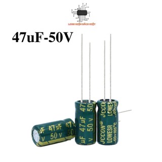 Tụ hóa 50v 47uf 6x12mm tần số cao