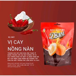 Trứng gà ăn liền Devi Dabaco 3 vị quả 40g (Ăn vặt, bữa sáng, bữa phụ)