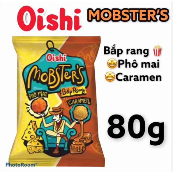 Bắp Rang Caramen Phô Mai Mobsters 80g