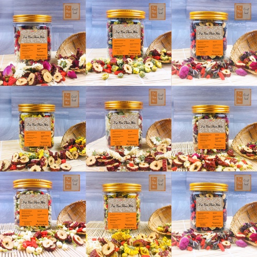 Trà hoa thảo mộc mix nhiều vị 100G - 120G OZAT FOOD tự chọn vị theo phân loại tốt cho sức khỏe