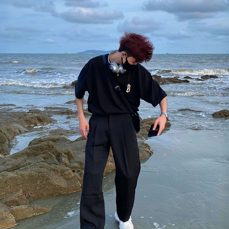 Áo thun Logo B form rộng Uniex - chất cotton 100%