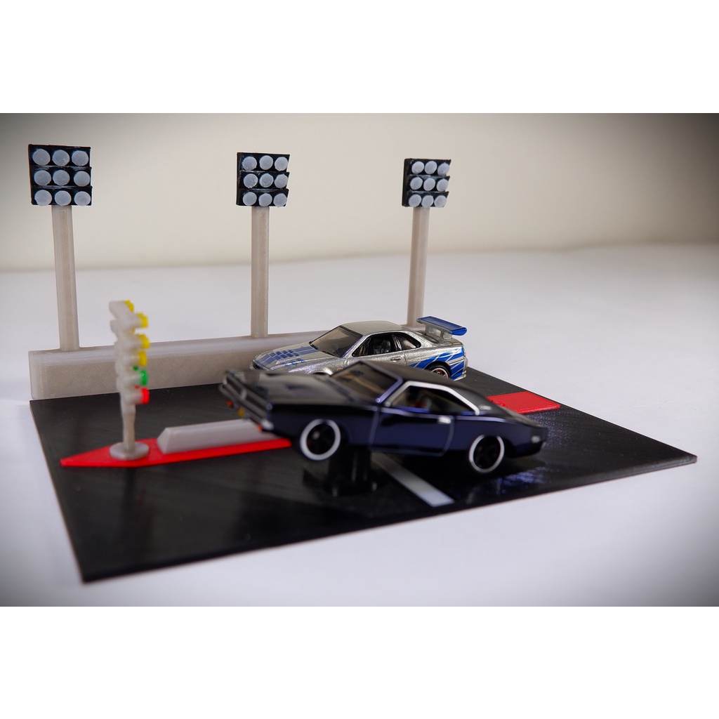 Bộ đường đua cho xe mô hình 1:64 Hotwheels, Tomica, Minigt, Matchbox,...