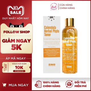Nước Hoa Cúc Chứa Cánh Hoa Tươi SNO Calendula Herbal Phyto Toner