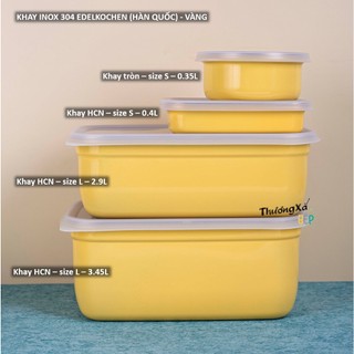 Khay inox 304 edelkochen - vàng