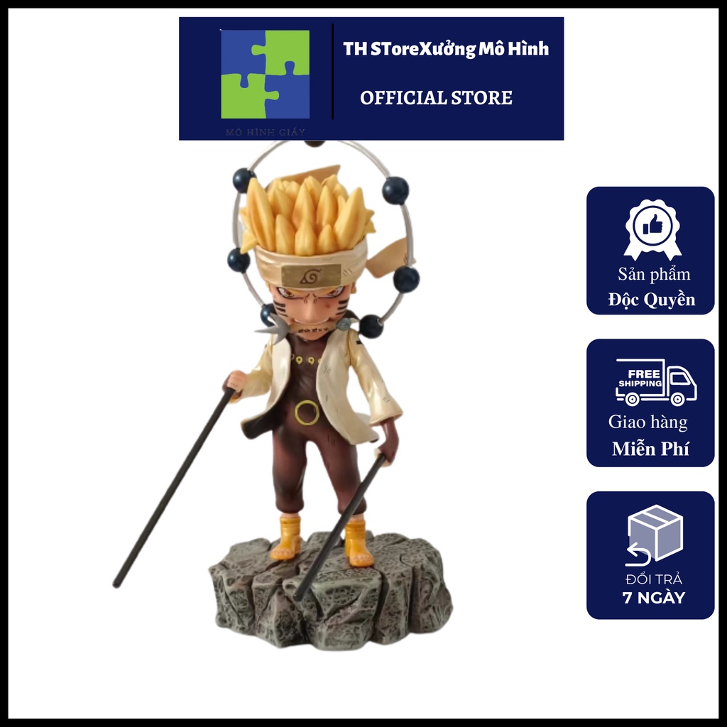 Mô hình Naruto lục đạo chibi cao 18cm fullbox màu, Figure Naruto lục đạo mới nhất THStore