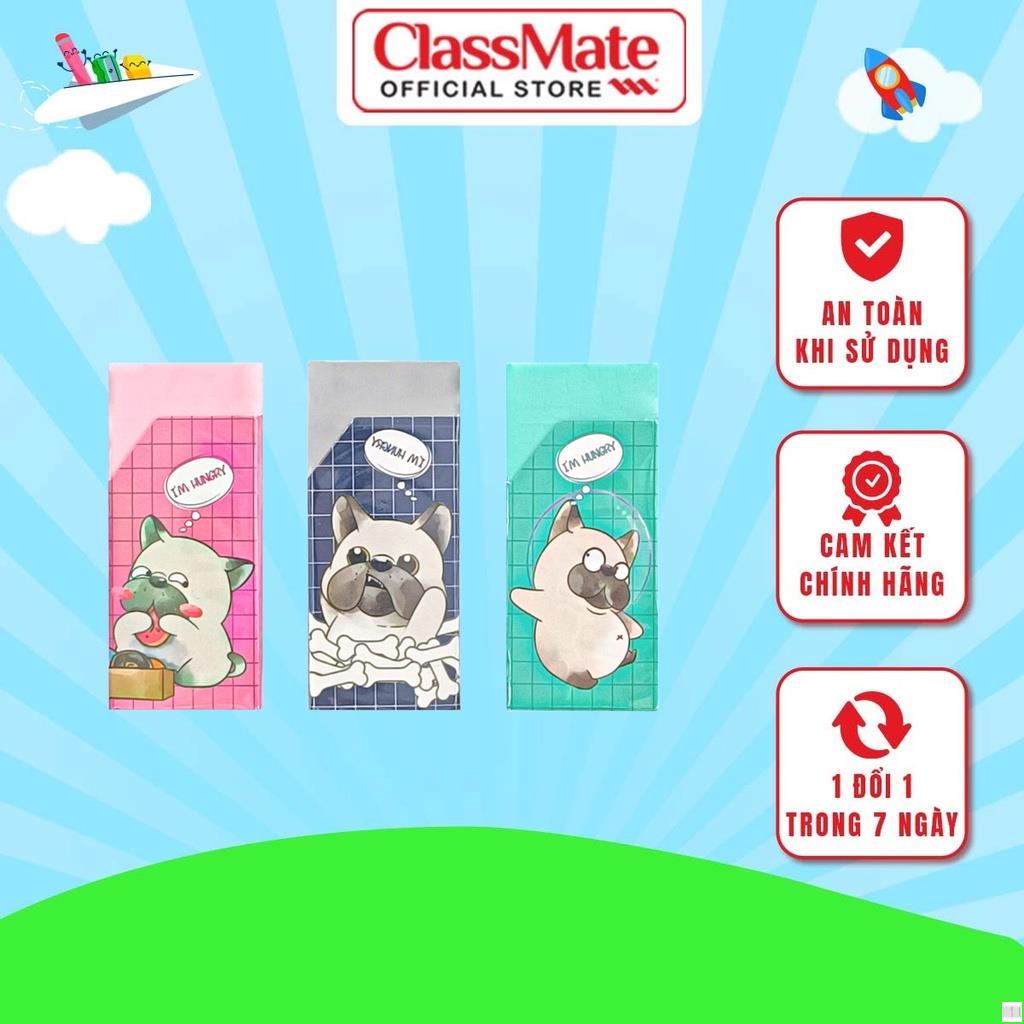 Combo 3 Chiếc Gôm Tẩy Nano CLASSMATE Hình Thú Cưng Dễ Thương, Giúp Tẩy Sạch Vết Chì, An Toàn Cho Bé ER04-PE - Classmate