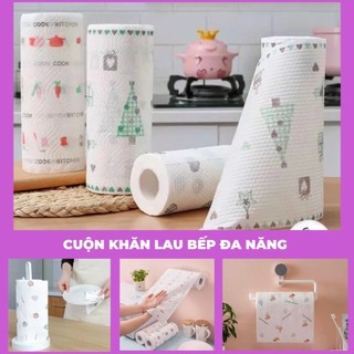 Cuộn khăn lau bếp vải không dệt đa năng tiện lợi