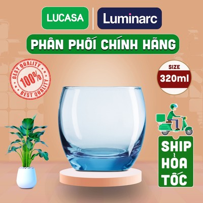 Ly Thủy Tinh Luminarc Salto Blue 320ml - Loại Thấp L1584 | Phân Phối Chính Hãng