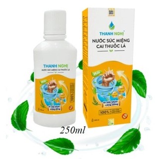 1 CHAI súc miệng Cai thuốc Thanh Nghị hết thèmsau 3-5 ngày (250ml -400ml)