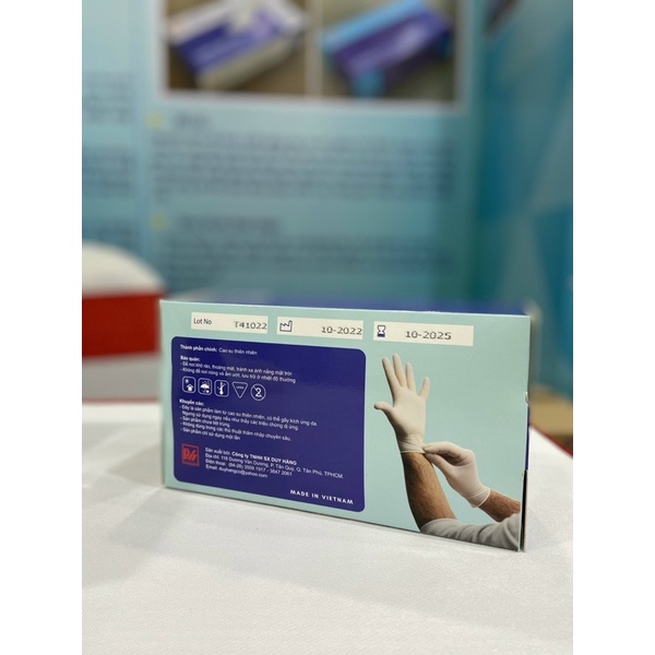 Găng tay Y tế Không bột Duy Hàng