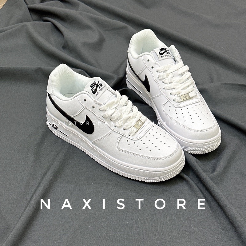 Giày thể thao nam nữ viền đen ảnh Naxistore chụp fullbox