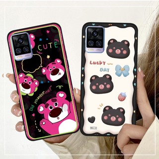 Ốp lưng vivo v20 / v20 se , ốp điện thoại vivo hình gấu pink lottso dễ thương