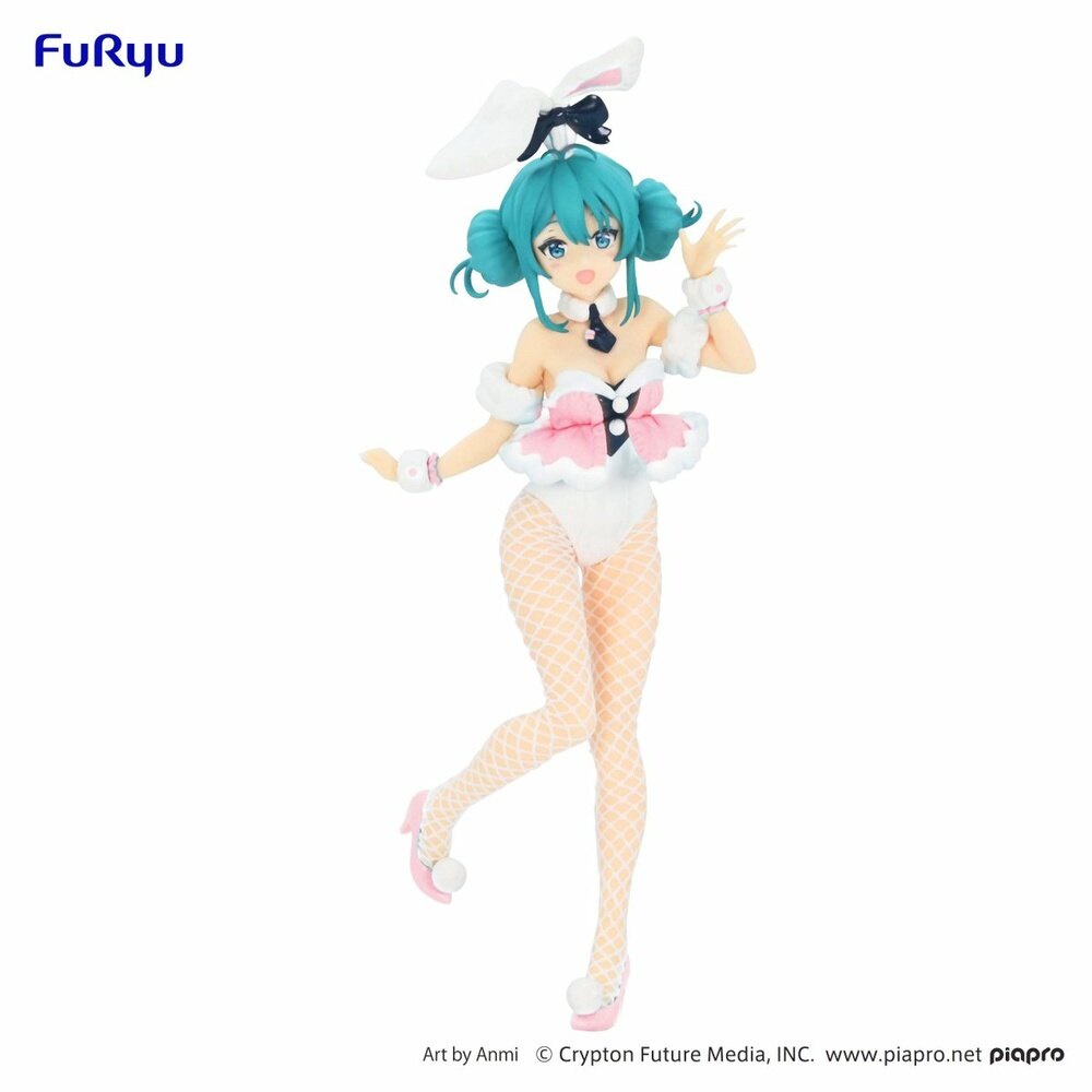 Mô hình Figure Furyu BiCute Bunnies Hatsune Miku White Rabbit Baby Pink ver - Vocaloid
