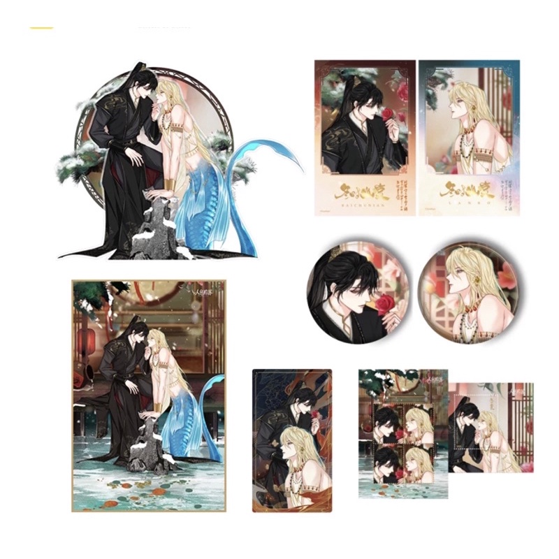 Mô hình standee Nhân Ngư Rơi Xuống