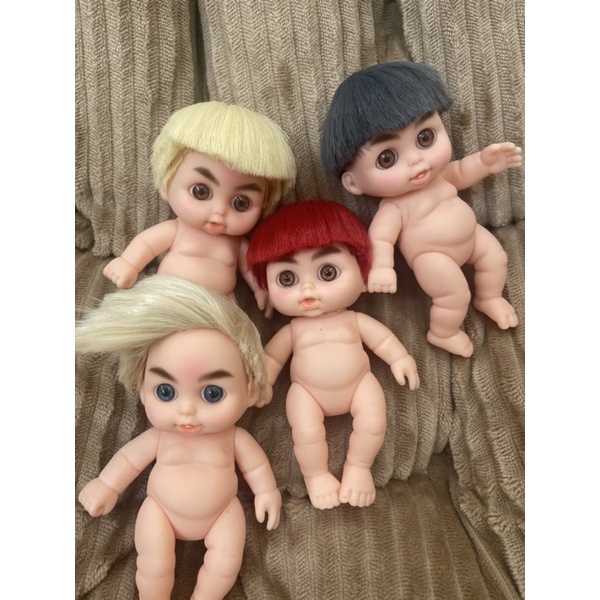 Búp Bê Nam 5Ich  Slicon Mềm Baby Dolls