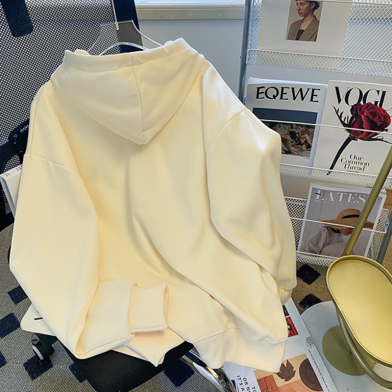 Áo Khoác Hoodies Nữ form rộng Ulzzang Safairia Unisex, Áo nỉ thời thượng chữ C, khóa cài thời trang nữ giới mới nhất_A11