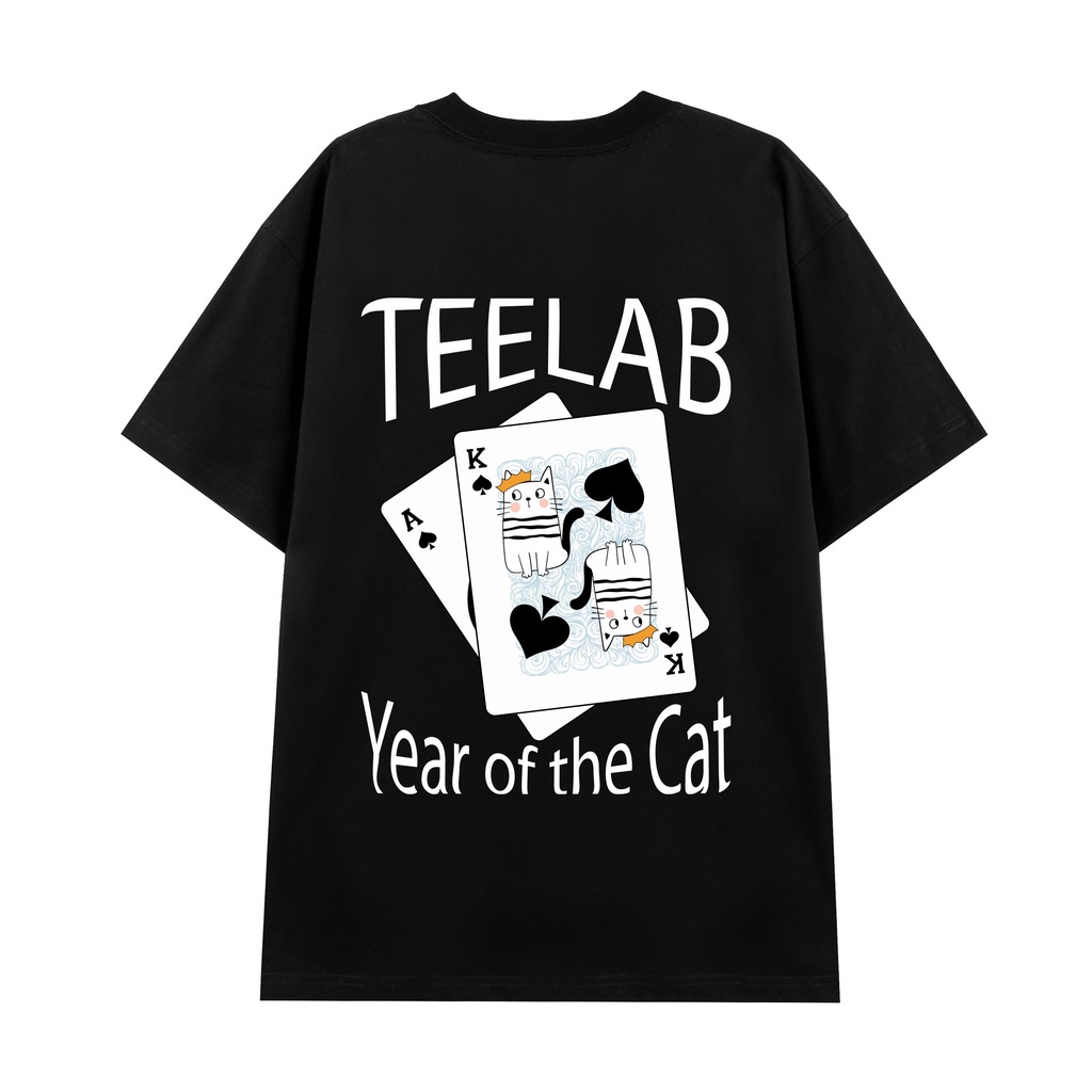 Áo thun TEELAB Year of the Cat form rộng tay lỡ cực đẹp
