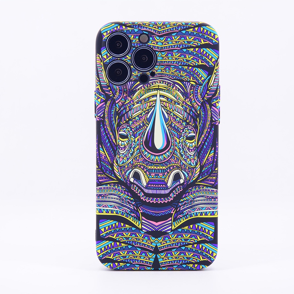 Ốp Điện Thoại TPU Mềm Dạ Quang In Hình Thú Hoạt Hình Cho iPhone 14 14Plus 14Pro Max