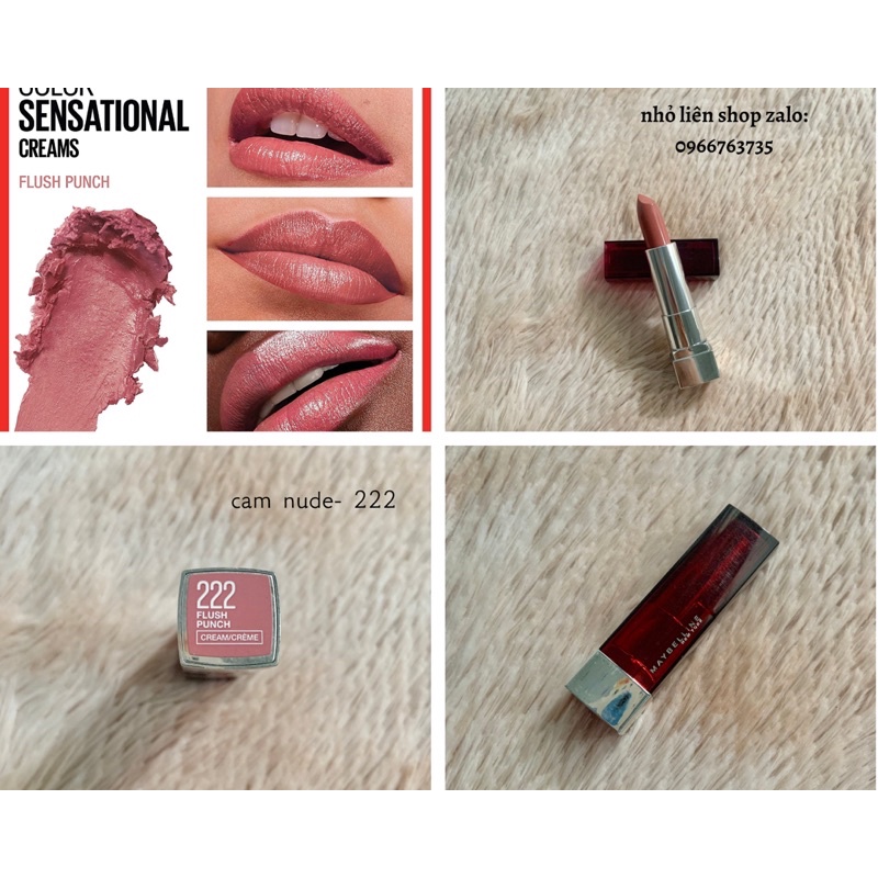 Son Maybelline Color Sensatic The Creams chính hãng mỹ
