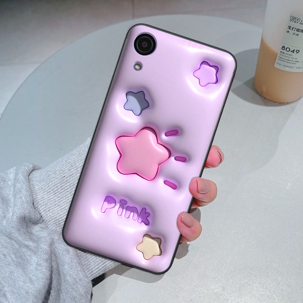 Ốp Samsung A03 Core in phẳng hiệu ứng 3D giả nổi siêu thật, cực xinh, cá tính