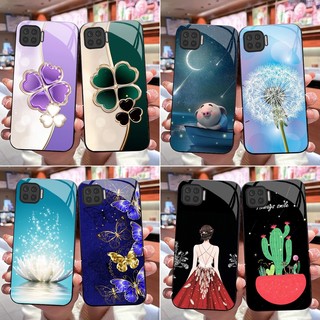Ốp lưng oppo a93, a73 mặt kính cường lực sáng bóng, cao cấp