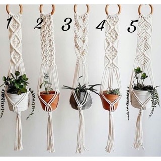 Dây treo cây trang trí macrame handmade