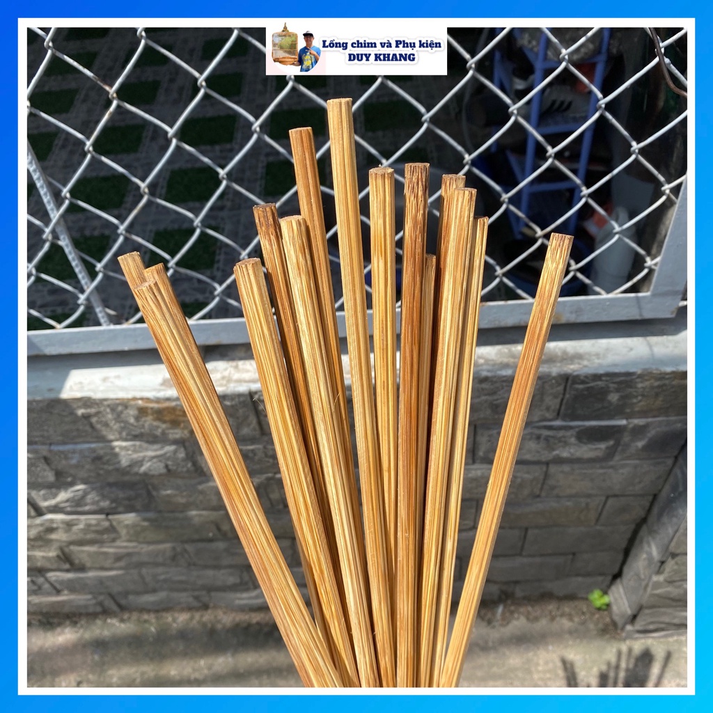 Cầu thẳng lồng chim chào mào, cầu tre chào mào, mẫu chạy rãnh độc lạ - phụ kiện lồng chim DUY KHANG
