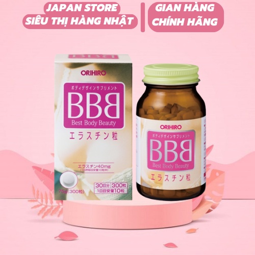 Viên uống Orihiro BBB 300 viên Giúp Nở Ngực Săn Chắc Ngực Best Beauty Body